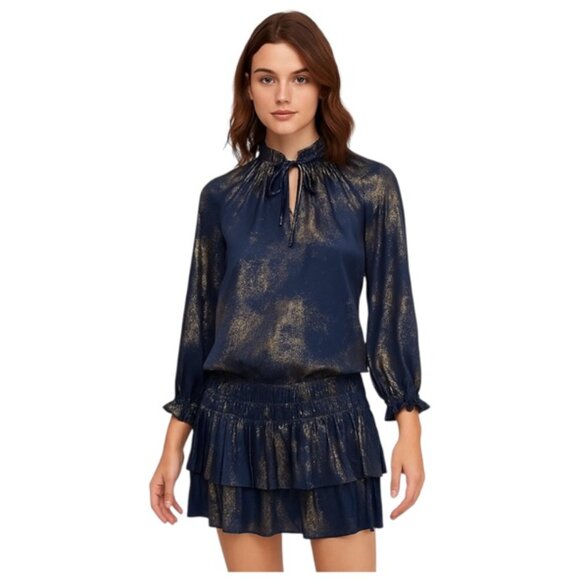 Current Air Dresses & Skirts - Current Air Anthropologie Size Small Valentina Drop Waist Mini Dress EUC